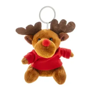 Plush Christmas reindeer keyring - AP800053 (ANDA#1XX)